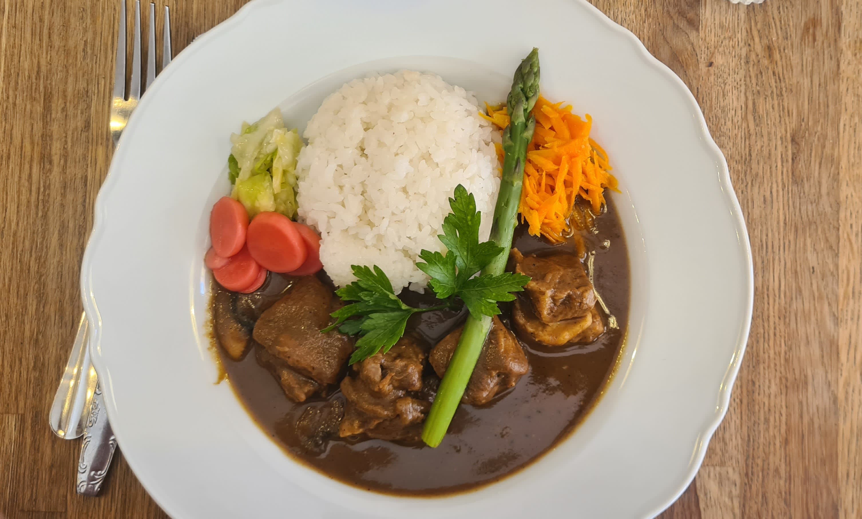 Curry traditionnel : Porc confit