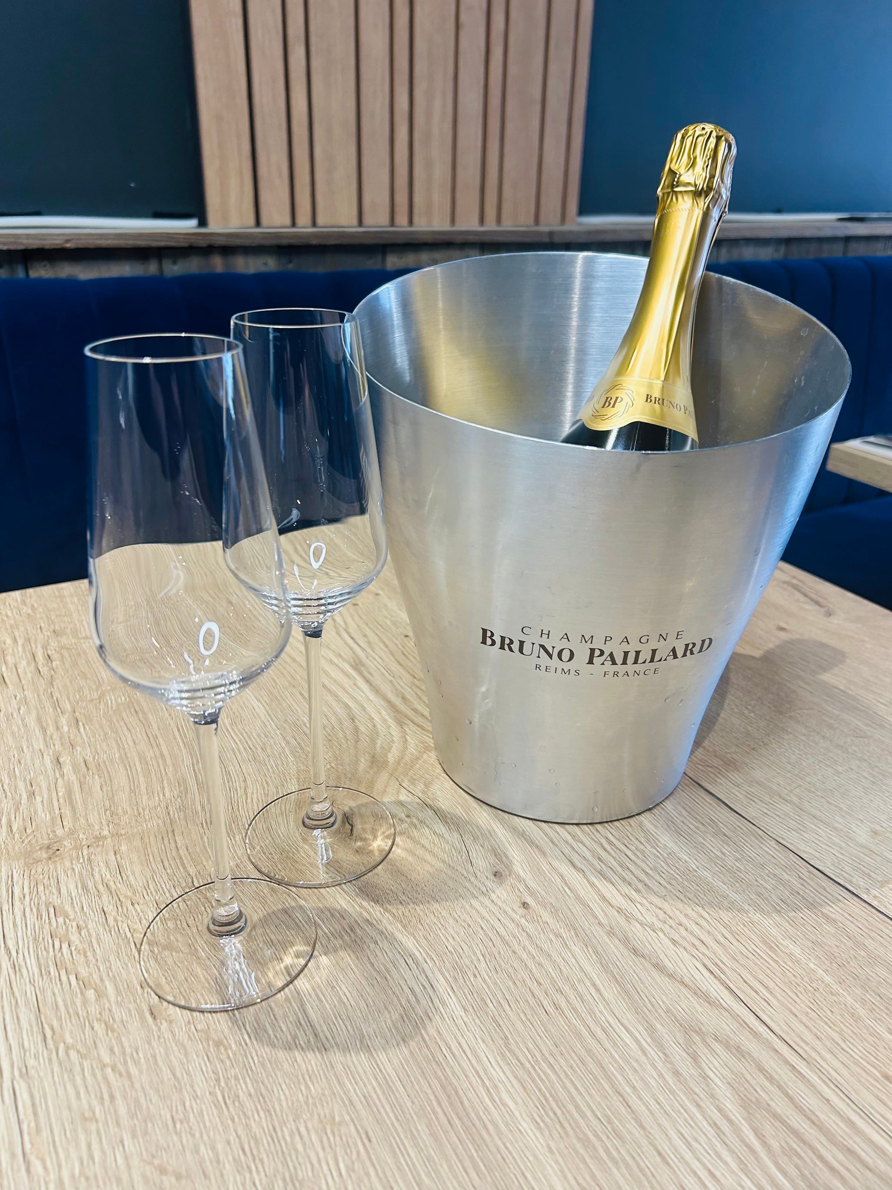 Coupe de champagne offerte