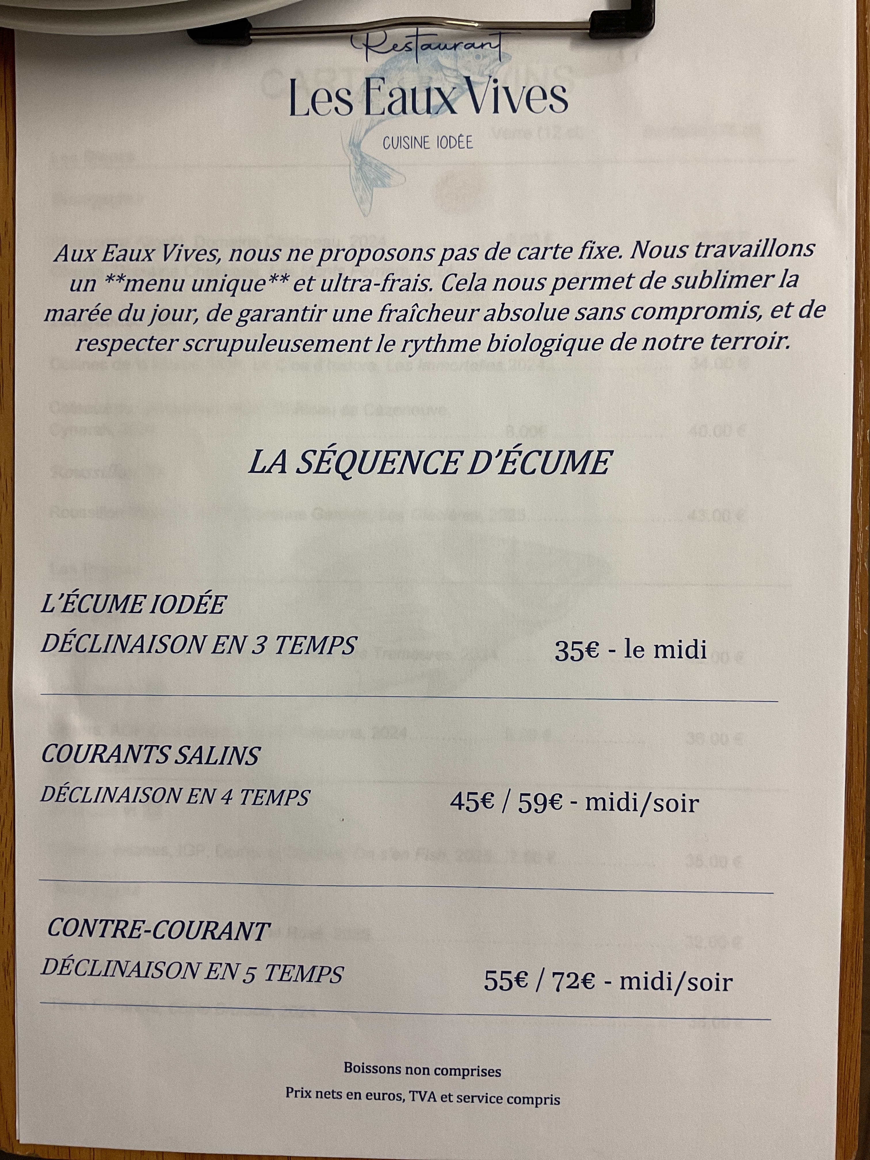 Nouvelle carte à partir du 04 août 2026